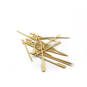 Bamboe Spiesjes Peddel Sticks Voor BBQ Grill Kebab Barbeque Fruit Tandenstokers Feestartikelen Outdoor Gereedschap