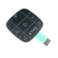 Panel Kontrol Depan Kustom, Keypad Membran Non-Taktil, Keyboard Membran untuk Mesin Tato