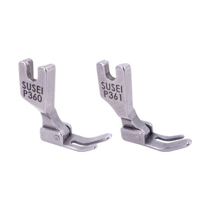 Pied presseur tout acier Susei P361 pour machine à coudre à plat, accessoire pour fermetures éclair - Product Image 3