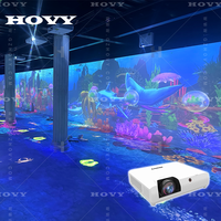 Logiciel de projection murale holographique interactive immersive, résolution HDMI WUXGA, conception portable pour une expérience holographique en salle