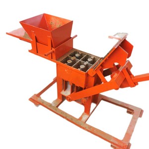 Máquina para Fabricar Bloques de Hormigón, Equipo Hidráulico para Moldear Ladrillos de Arcilla con Bomba, Operación Manual, Fácil de Usar, Color Naranja - Product Image 5