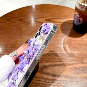 Custodia per telefono con fiore di perla di lusso per <span class=keywords><strong>iPhone</strong></span> 15 16 pro max 14 13 12 <span class=keywords><strong>xs</strong></span> <span class=keywords><strong>Cover</strong></span> <span class=keywords><strong>protettiva</strong></span> antiurto - Product Image 4