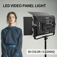 Diffuseur TikTok 100W TV Studio éclairage LED panneau lumineux Photo Studio lumière plate Yidoblo A-2200IIQ luz para kit de caméra vidéo