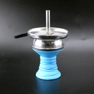 Hot Hookah Bộ Bát Đá Màu Xanh Và Đen Bát Đá + Giá Đỡ Than + Lưới + Cao Su + Kẹp Bán Nóng Trực Tuyến - Product Image 2