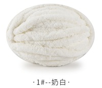 Hot Selling 100% Polyester Chenille Yarn Soft Arm Knitting Blankets High China Crochet Yarn Dyed Pattern Chunky Crochet Yarn