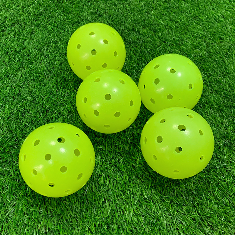 74mm 40-Hole 26g Rotomolding Pickleball Game Ball One-Piece Forming B-HY-003 Model Training & Entertainment OPP Bag
