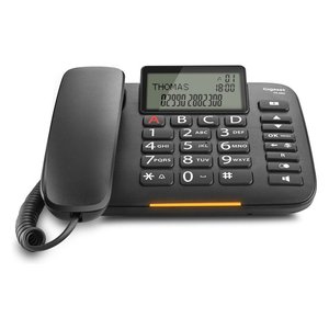 Teléfono Fijo SENIOR Dl380 Negro S30350 S217 K101 - Product Image 5