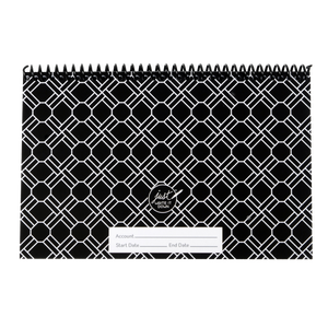 Carnet de suivi des comptes de qualité supérieure - Origine Washington, reliure spirale, couverture noire imprimée - Product Image 5