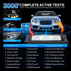 Autel MaxiSys MS906MAX Üst Düzey Tarama Cihazı Teşhis Aracı ECU Kodlama 3000+ Aktif <span class=keywords><strong>Test</strong></span> 40+ Servis Tüm Sistem Teşhis Tarayıcı Aracı - Product Image 6