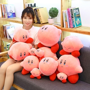 Kir-by 30-60cm poliéster juguetes <span class=keywords><strong>de</strong></span> peluche suave almohada <span class=keywords><strong>juego</strong></span> personaje <span class=keywords><strong>de</strong></span> dibujos animados muñeca colgante PP algodón relleno sofá cojín regalo <span class=keywords><strong>de</strong></span> cumpleaños - Product Image 1