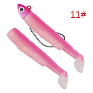 <span class=keywords><strong>Leurre</strong></span> <span class=keywords><strong>Souple</strong></span> Easy Shiner pour Pêche en <span class=keywords><strong>Mer</strong></span>, Swimbait Tête Plombée 5-200g, <span class=keywords><strong>Black</strong></span> <span class=keywords><strong>Minnow</strong></span> pour Pêche au Bar et Brochet - Product Image 4