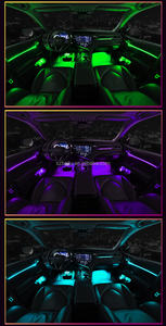 Lumière d'ambiance pour Toyota Camry 8ème XV70 2018-2023 Éclairage d'<span class=keywords><strong>ambilight</strong></span> intérieur Lampe d'ambiance décorative 256 Couleur - Product Image 3