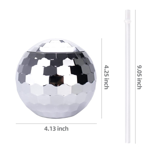Gobelet de fête en plastique 20oz avec paille, réutilisable en PET, couleur personnalisée, pour événements, avec logo personnalisé, vente en gros - Product Image 3