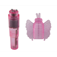 Butterfly Vibe TPE ABS Wasserdichter Vibrierender Persönlicher Massager Batteriebetrieben Geräuscharm Mehrere Geschwindigkeiten für Frauen