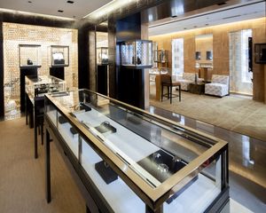 <span class=keywords><strong>ร้าน</strong></span>ขายเครื่องประดับที่กำหนดเองตู้แสดงเครื่องประดับโลหะแสดงตู้โชว์กระจกสำหรับร้านค้า - Product Image 4