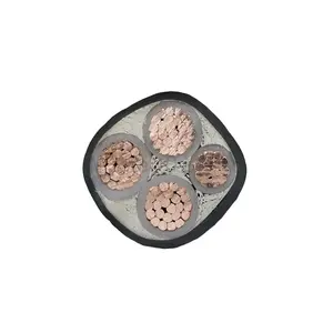 3 phase 4 wire YJV 0.6/1 kv 120mm copper conductor 4 core PVC insulated power cable