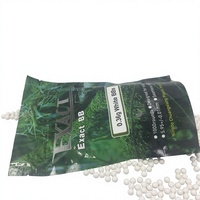 Jouet de tir électronique EX-0.36G, bille de 0,36 g en plastique ABS, 6 mm, blanche