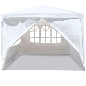 10X10 Heavy Duty Outdoor Wedding Party <b>Tent</b> With 4 Removable Walls Steel <b>Frame</b> Polyester Fabric Summer Use - Product Image 5