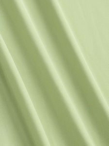 Robe longue élégante en mousseline de soie verte avec volants, col carré, sans manches, silhouette sirène ajustée, robe de soirée d'été - Product Image 4