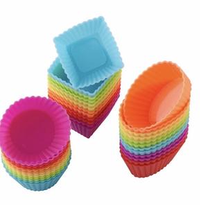 Orealmi-<span class=keywords><strong>Molde</strong></span> de <span class=keywords><strong>silicona</strong></span> sin BPA para pasteles y <span class=keywords><strong>magdalenas</strong></span>, resistente al calor, envasado en bolsa OPP - Product Image 1