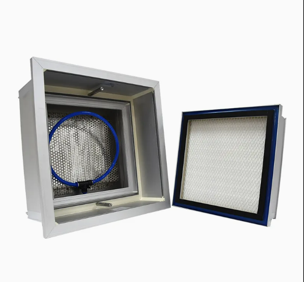 Operating Theater DOP Gel Seal HEPA Filter Ceiling Terminal HEPA Module Box