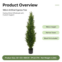 Arbre artificiel en soie résistant aux UV, écologique et durable, pour l'extérieur, en forme de Ficus olivier, topiaire, bonsaï en plastique pour intérieur/extérieur, cèdre