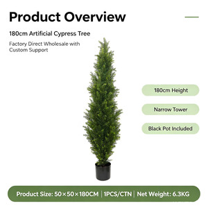 Árbol Artificial de Olivo/Ficus de Seda, Resistente a los Rayos UV, Ecológico y Duradero, para Interiores/Exteriores, Bonsái de Pino/<span class=keywords><strong>Cedro</strong></span> de Plástico - Product Image 1