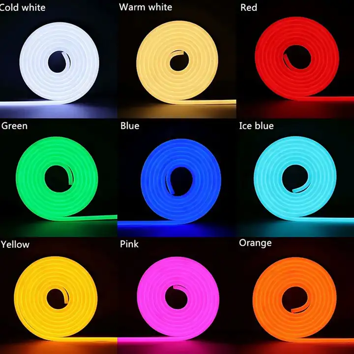 Wholesale Landscape Neon Flex LED Strip Light IP65 Waterproof Custom Logo Dimmable 5000K Daylight Outdoor Lighting