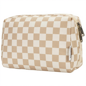 Borsa per il Trucco in Pelle PU Artificiale con Chiusura a Cerniera Diamantata, Grande Capacità, Organizer Cosmetico da Viaggio con Scomparti per Donne e <span class=keywords><strong>Ragazze</strong></span> - Product Image 1