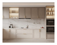 Nouvelle conception de placard de cuisine compact sur mesure, prêt à assembler