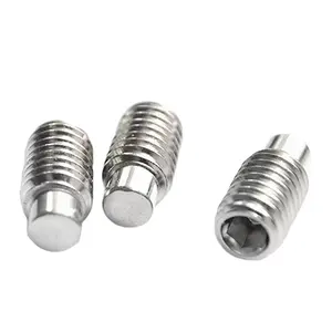 M10 M14 M20 SS304 stainless steel hex socket set screw with dog point DIN915