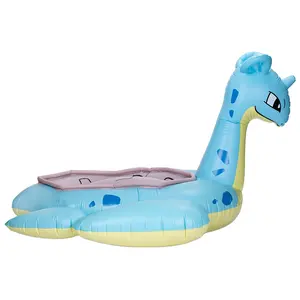 PVC Jumbo aufblasbare Lapras Sonnen untergang Pool Aufsitz schwimmer langlebige Kunststoff Tier geformte Schwimm reiter Lounge schwimmend