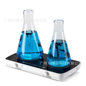 เครื่องกวนสารแม่เหล็กคู่ในห้องปฏิบัติการ 0-4000 รอบต่อนาที จอแสดงผล LCD กันน้ำ สำหรับการผสมสารเคมี - Product Image 1