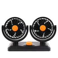 Usine Offres Spéciales Gm Mini 360 degrés de Rotation Unique-tête Double-tête électrique Dc 12v/24v camion Froid Ventilateur Mini Ventilateur