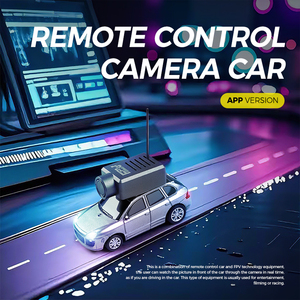 Voiture RC FPV 2,4G 4CH à l'échelle 1:<span class=keywords><strong>64</strong></span>, contrôlée par application, entièrement proportionnelle, mini véhicule RTR avec caméra, lumières et 3 modes de vitesse - Product Image 2