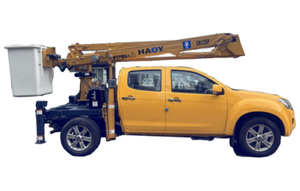 Nueva plataforma de trabajo aéreo de pluma plegada de nudillo hidráulico eléctrico de <span class=keywords><strong>12m</strong></span> a la venta transmisión automática diésel - Product Image 2