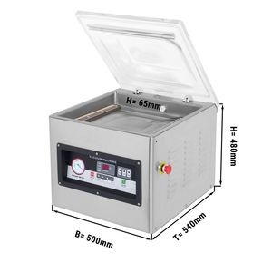 Selladora al Vacío Gastro Chamber GGM - Eléctrica de Acero Inoxidable - Uso Comercial - Capacidad de 2.1-5.0L - 20m/h - 900 Watts - Product Image 2
