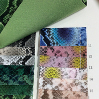 Cuir synthétique en peau de serpent PVC, design gaufré Rexine, prix du cuir synthétique