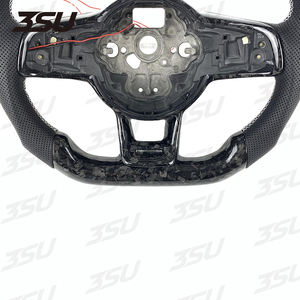 Volksvagen mk7 गोल्फ gtd <span class=keywords><strong>r</strong></span> gtd <span class=keywords><strong>r</strong></span>-gtd <span class=keywords><strong>r</strong></span>-लाइन संस्करण के लिए वास्तविक कार्बन फाइबर स्टीयरिंग व्हील - Product Image 4