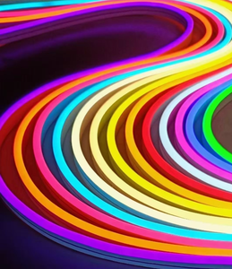 IP65 Waterproof 10x10mm LED <b>Neon</b> <b>Flex</b> 24V Cuttable Silicone Light Strip 2700K-6000K Color Temp CRI 80 for Commercial Lighting - Product Image 1