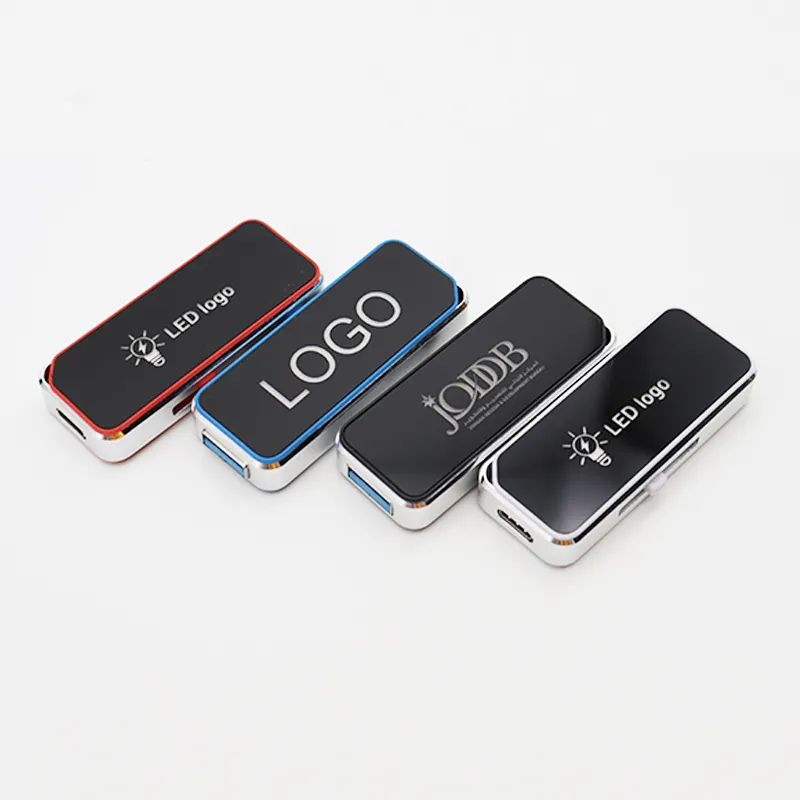 Oem tùy chỉnh Trung Quốc Nhà cung cấp usky Light Up USB Flash Drives 2 8 16GB bộ nhớ Gậy Quà tặng khuyến mãi Pen Drives pendrives