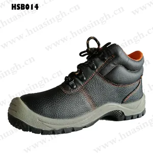 LXG,construction company durable PU/PU sole safety boots with steel toe anti-puncture oil resistant safety shoes HSB014