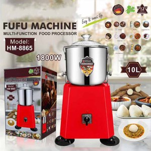 Mesin Fufu XEOLEO 10L Kapasitas Besar, Mixer Blender Pengolah Makanan Komersial dan Rumah Tangga Berkinerja Tinggi - Product Image 3