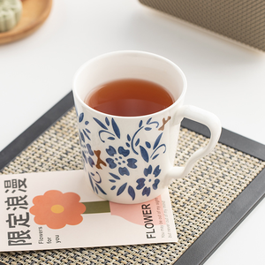 Ensemble de tasses à café réutilisables en porcelaine blanche de dessin animé, certifiées BSCI, pour la maison et le bureau, compatibles lave-vaisselle et micro-ondes, cadeaux d'affaires ODM - Product Image 5