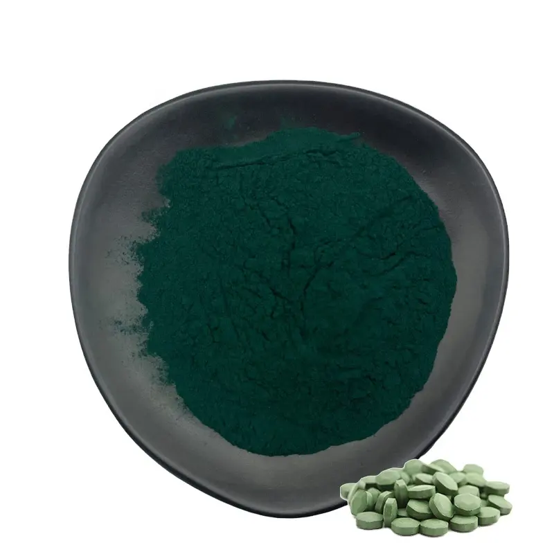 Gran oferta de alta calidad, polvo de extracto de espirulina, tabletas de espirulina, polvo de espirulina orgánica