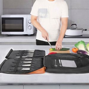 BSCI Factory Custom Logo Waterproof Kitchen Utensils Tool Bag Professional VIntage Chef Knife Bag <b>Backpack</b> - Product Image 6