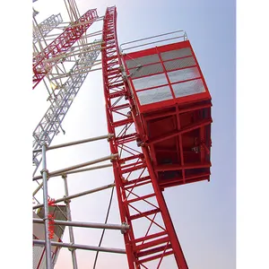 GJJ double cage approved construction lifting equipment hoisting