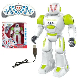 Kids RC Robot Multifunctional Infrared Voice-Activated Intelligent Remote Gesture Remote Control Robot Toys