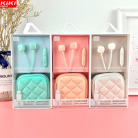 KIKI-291 headphone berkabel pengurangan kebisingan yang ditingkatkan AI untuk panggilan yang jernih dalam lingkungan ramai