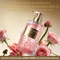 Gel Douche Parfumé aux Acides Aminés MERCILEN – Vente en Gros – Nettoyant Corporel au Caviar et Collagène avec Microcapsules – Essence Parfumée Longue Durée pour le Bain